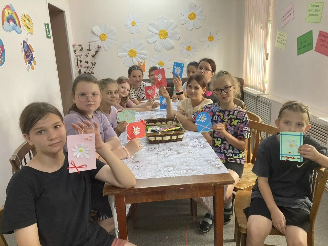 Мастер-класс «Ромашки, ромашки цветы полевые»»